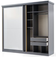 Dulap cu uşi glisante Dogtas Lorenta 3200387470 Anthracite imaginea #2 — magazin online Desire.md