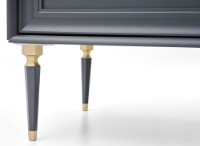 Тумба под ТВ Dogtas Lorenta TV 3200387472 Anthracite/Gold фото №2 — интернет-магазин Desire.md