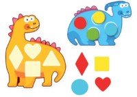 Развивающий набор Puedo Colorful Dinosaurs (K1910)