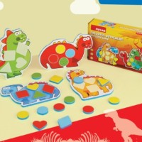 Развивающий набор Puedo Colorful Dinosaurs (K1910) фото №3 — интернет-магазин Desire.md