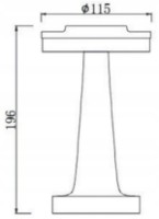 Настольная лампа GTV LB-MON3W-41-DEC фото №3 — интернет-магазин Desire.md