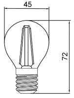Лампа GTV LD-G45FLE2EM-30 фото №2 — интернет-магазин Desire.md