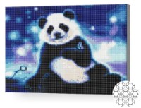 Алмазная картина по номерам Art Gallery Premium Панда и бабочка XQB80790