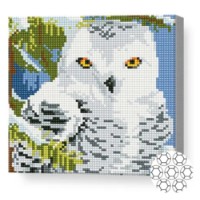 Mozaic cu diamante Art Gallery Premium Snowy Owl 20x20cm (BJ798)