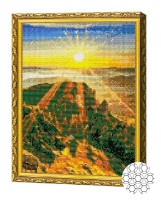 Pictura cu diamante după numere Art Gallery Premium Răsărit pe litoral GB75809 imaginea #1 — magazin online Desire.md