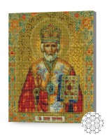 Алмазная картина по номерам Art Gallery Premium Св. Николай Чудотворец XQB76611 фото №1 — интернет-магазин Desire.md