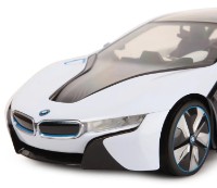 Jucărie teleghidată Rastar 1:14 BMW i8 White (49600-11) imaginea #4 — magazin online Desire.md