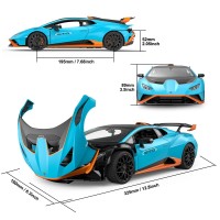 Радиоуправляемая игрушка Rastar 1:14 Lamborghini Huracan STO Blue (98700) фото №2 — интернет-магазин Desire.md