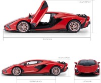 Jucărie teleghidată Rastar 1:14 Lamborghini Sian Red (97700) imaginea #4 — magazin online Desire.md