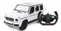 Jucărie teleghidată Rastar 1:14 Mercedes-Benz G63 White (95700)