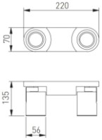 Plafonieră GTV OS-BLND50W2-00 imaginea #3 — magazin online Desire.md
