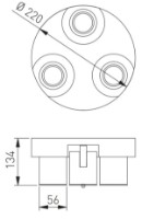 Plafonieră GTV OS-BLND50W3-00 imaginea #3 — magazin online Desire.md