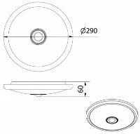Plafonieră GTV OS-ITL16W-LED imaginea #2 — magazin online Desire.md