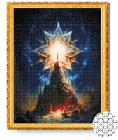 Pictura cu diamante după numere Art Gallery Premium Steaua fantastică GA84778