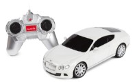 Jucărie teleghidată Rastar 1:24 Bentley Confinental GT White (48600)