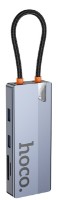 Док-станция Hoco HB52 Wow 8-in-1 Space Gray фото №4 — интернет-магазин Desire.md