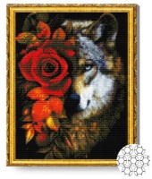 Pictura cu diamante după numere Art Gallery Premium Sufletul înflorit al pradatorului GA84559