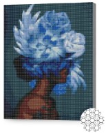 Pictura cu diamante după numere Art Gallery Premium Цветочные мысли XQB80962 imaginea #1 — magazin online Desire.md