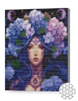 Pictura cu diamante după numere Art Gallery Premium Coroniță de flori XQB84006