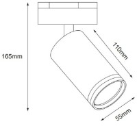 Sistem de iluminat pe șină GTV XLT-SOL-GU10-10 imaginea #2 — magazin online Desire.md