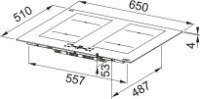 Индукционная панель Franke Maris FMA 654 I F BK KL фото №4 — интернет-магазин Desire.md