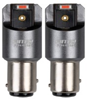 Lampa auto Amio Canbus PRO BAY15D P21/5W 2x1860SMD Red (03596)