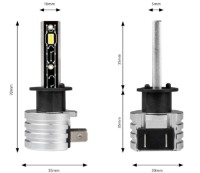 Автомобильная лампа Amio H mini 50W H1 (03329) фото №5 — интернет-магазин Desire.md