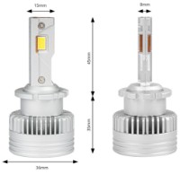 Автомобильная лампа Amio X Canbus 50W 9-36V ALLinOne D2/D4 (03670) фото №4 — интернет-магазин Desire.md