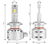 Lampa auto Amio X2 Canbus mini 72W H7/H18 (02973) imaginea #2 — magazin online Desire.md