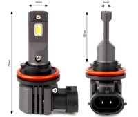 Lampa auto Amio X4 Aviator H8 H9 H11 H16 6050K (03765) imaginea #2 — magazin online Desire.md