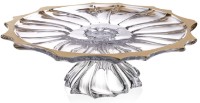 Тортовница Bohemia Plantica 35cm Gold Rim