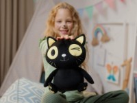 Jucărie-perna de pluș Dormeo Black Cat Pillow (110085813) imaginea #4 — magazin online Desire.md