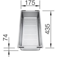 Коландер для кухонных моек Blanco Inox (227689) фото №4 — интернет-магазин Desire.md