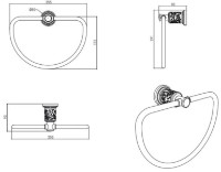 Держатель для полотенец Bocchi Orient 3002 0004 EG фото №2 — интернет-магазин Desire.md
