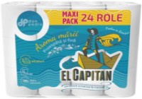 Hârtie igienica El Capitan Aroma Marii 3 plies 24 rolls imaginea #1 — magazin online Desire.md
