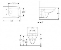 Инсталляция для подвесного унитаза Geberit Delta 118.330.21.1 фото №2 — интернет-магазин Desire.md