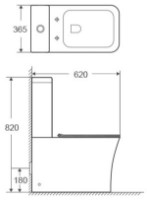 Унитаз Goxea GX-12001 фото №2 — интернет-магазин Desire.md