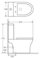 Унитаз Goxea GX-12006 фото №2 — интернет-магазин Desire.md