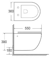 Унитаз Goxea GX-15007 фото №2 — интернет-магазин Desire.md