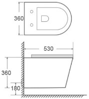 Унитаз Goxea GX-15013 фото №2 — интернет-магазин Desire.md