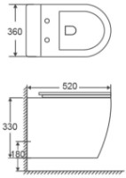 Унитаз Goxea GX-15024 фото №2 — интернет-магазин Desire.md