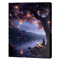 Tablou pe numere Art Gallery Premium Noapte la iaz GX47219 imaginea #1 — magazin online Desire.md