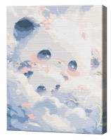 Tablou pe numere Art Gallery Premium Urșii panda în nori EX8448