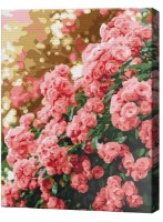 Tablou pe numere Art Gallery Premium Tufă de trandafiri înflorit EX8505