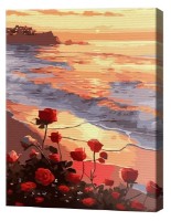 Tablou pe numere Art Gallery Premium Trandafiri la malul mării EX8396 imaginea #1 — magazin online Desire.md