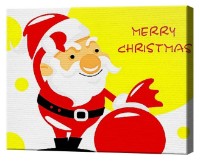 Tablou pe numere Art Gallery Premium Crăciun Fericit! CX3103