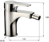 Смеситель для биде Pentagono Vertice 113CD4001CH1C фото №2 — интернет-магазин Desire.md