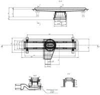 Трап для душа Waterway Stream WSB500001N1 фото №2 — интернет-магазин Desire.md