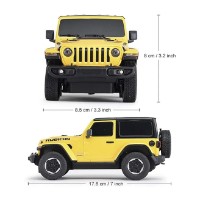 Радиоуправляемая игрушка Rastar 1:24 JEEP Wrangler JL Yellow (79500) фото №3 — интернет-магазин Desire.md