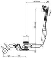 Сифон для ванны Roca VS35327C000E00 фото №2 — интернет-магазин Desire.md